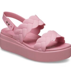 Crocs Women's Pink Platform Sandals